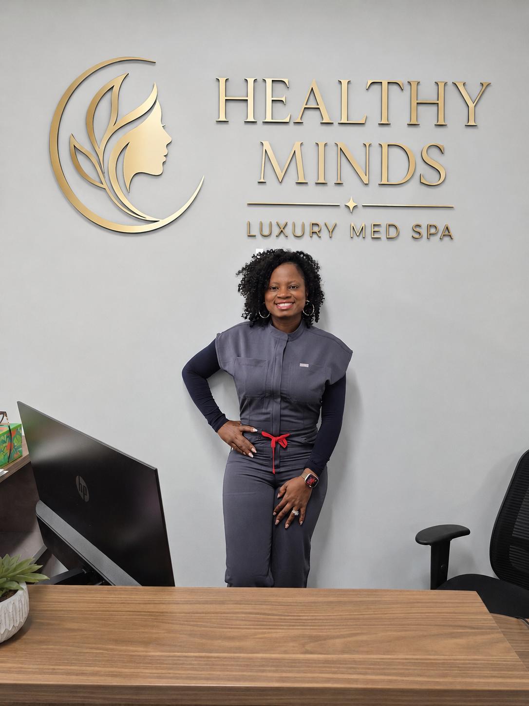 Dr. Emefua Yvonne Claire Njualem at Healthy Minds Luxury Med Spa