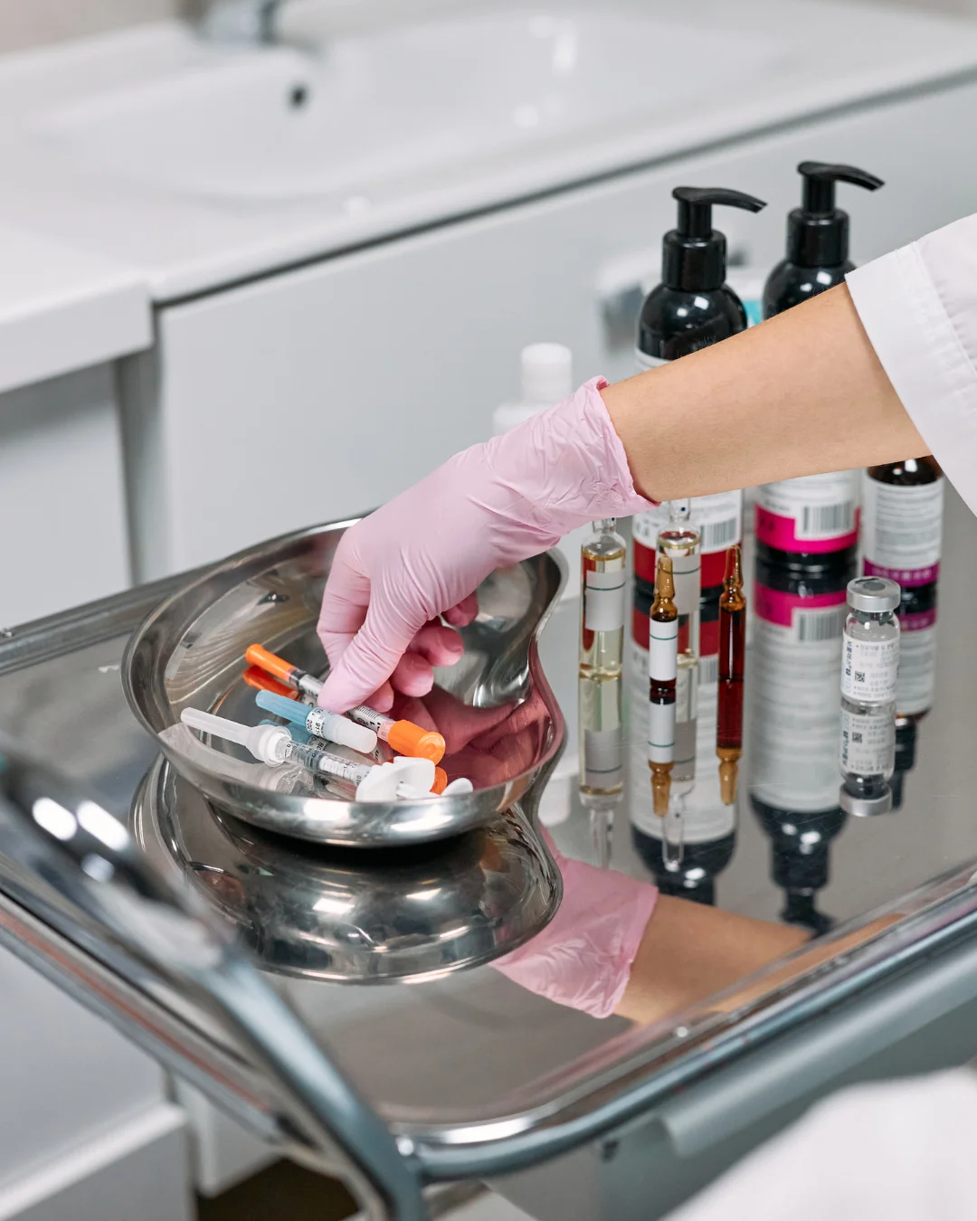 Professional Botox treatment in a luxury med spa setting