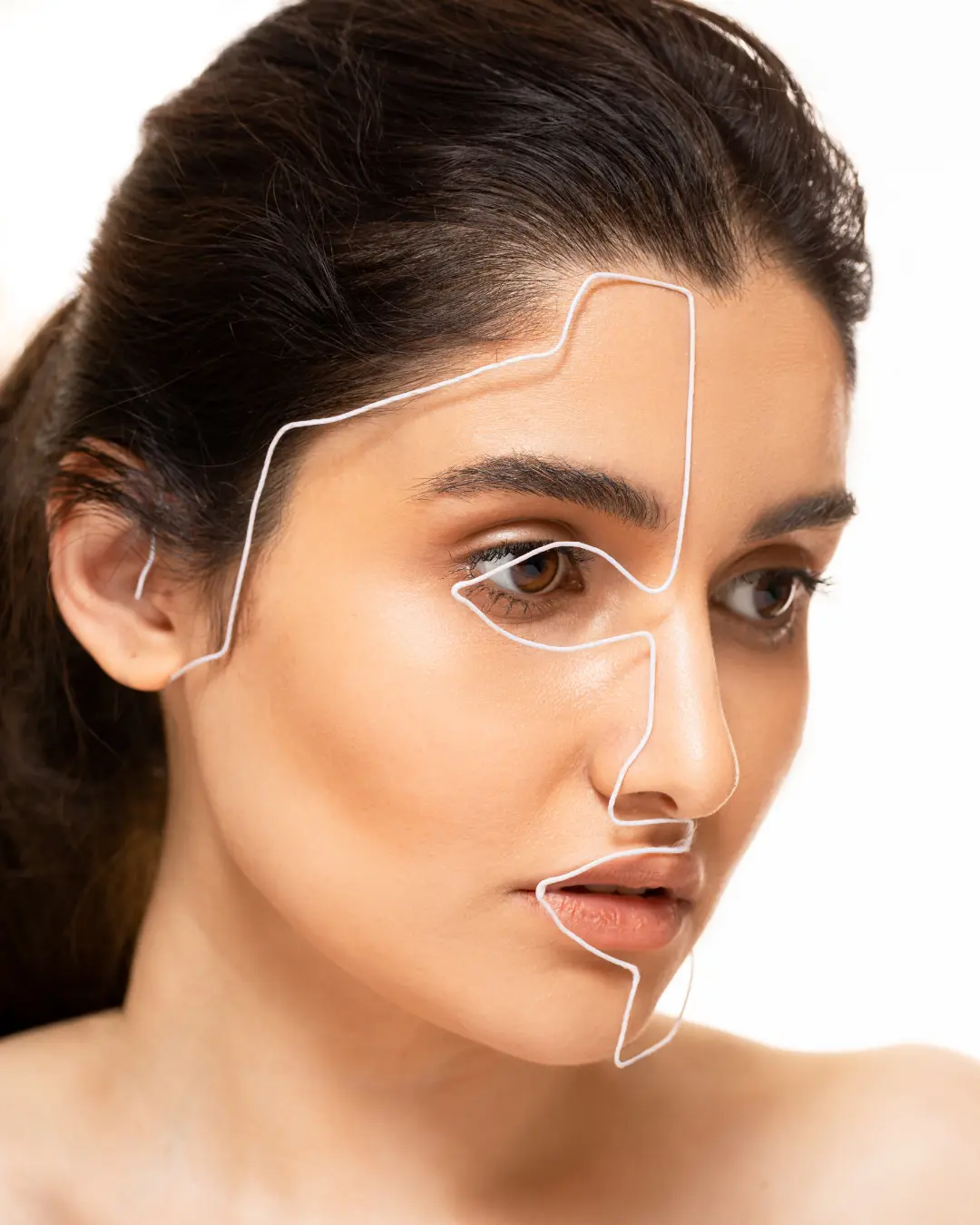 Forehead lines Botox treatment