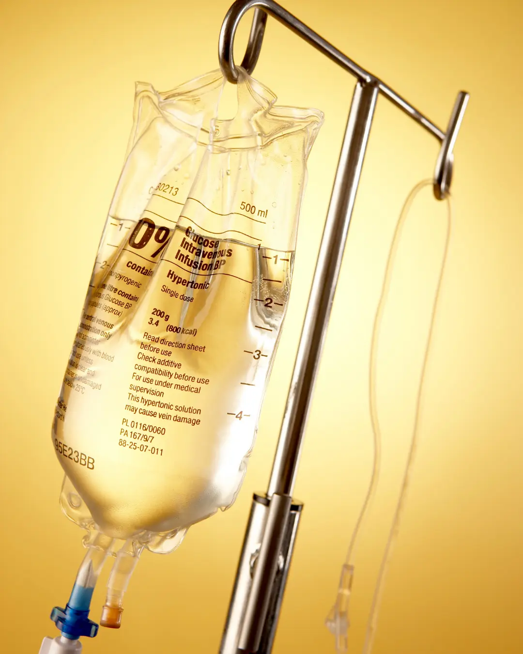 Client enjoying IV hydration treatment