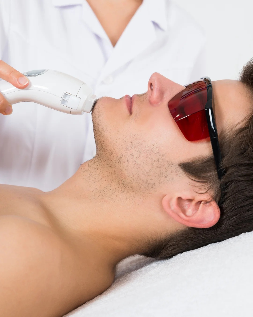 Spectrum Laser treatment in a luxury med spa setting